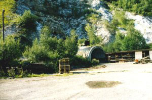 The entrance to the B12 complex