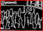 An artist interprets the mingling of the masses