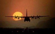 C130 at Sunset Over Georgia