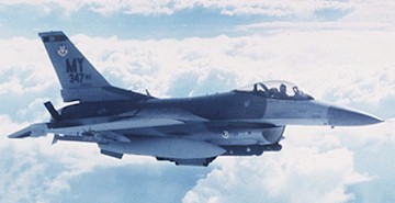 Moody AFB F16 Over Georgia