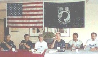 Photo of some of the Board Members at the start of the general membership meeting