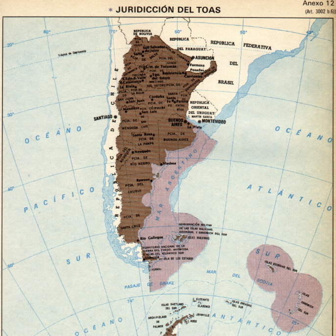 Mapa del TOAS