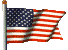 just image: american flag animated