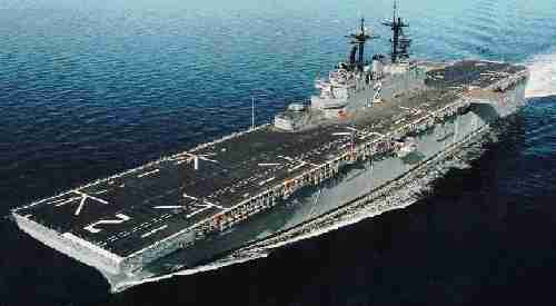 USS Essex Port Front