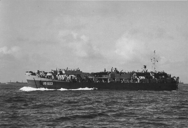 LST 603 in action!