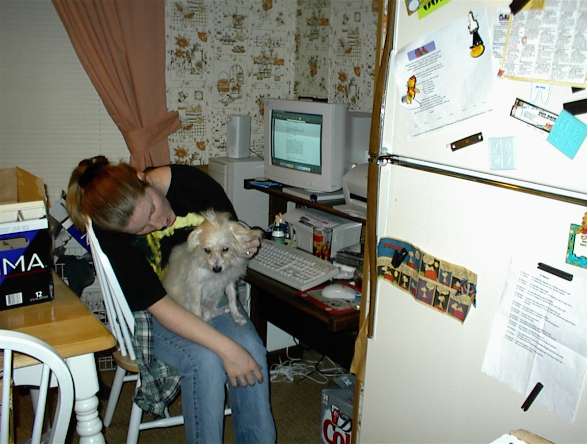 I meant the dog!
