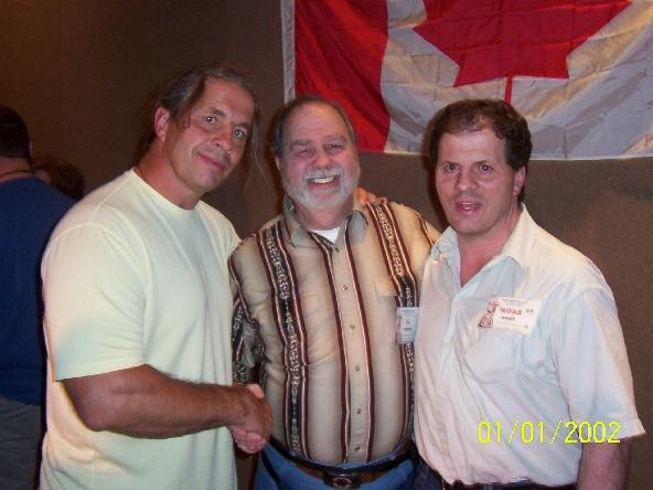 Percival with Bret & Ross Hart