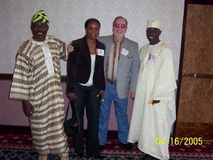 Percival and the Nigerian contingent