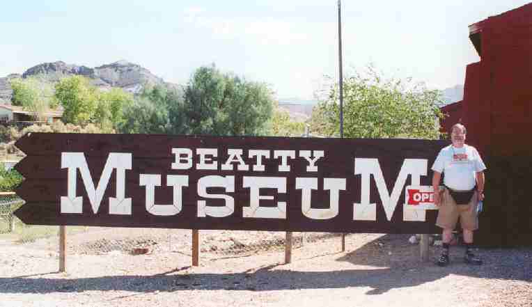 Percival at the Beatty Museum