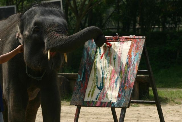Elephant painting