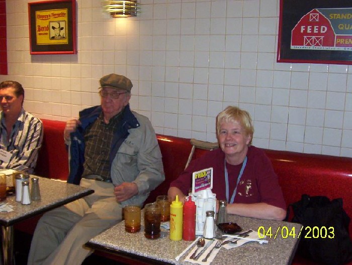 Bruce Tharpe, Bob Orton Sr. and Diane Devine