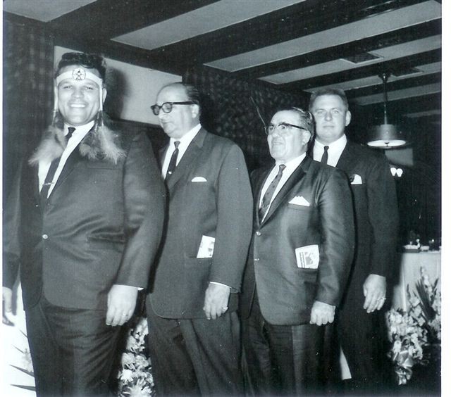 Chief White Owl, Les Ruffin, Martino Angelo and Dan Miller