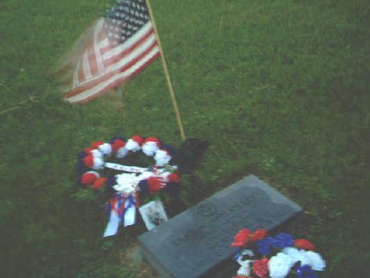 Yukon Eric's decorated gravesite