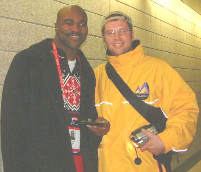 Evander Holyfield and Jeff Rohm