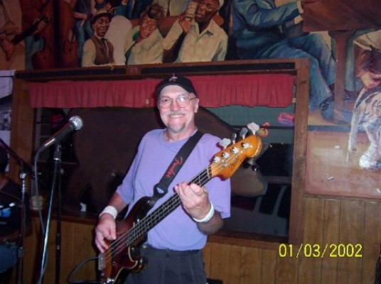 The bass player
