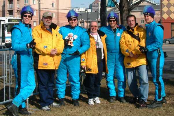 With the Octapella Bobsled Team