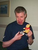 Rob with his New Swedish friend