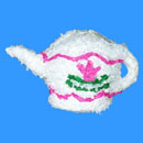 Tea Pot pinata. Click to view a larger image.