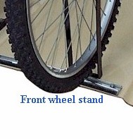 anti-shock and shake bike rack