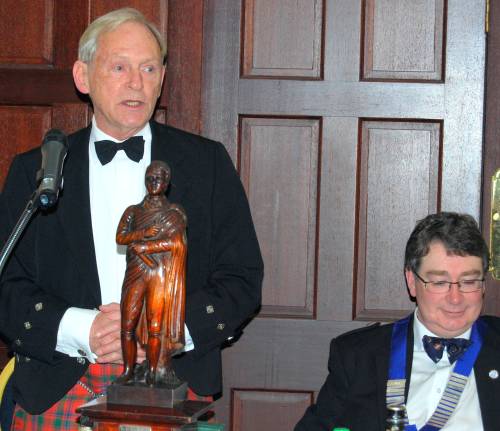 Rt Hon George Reid The Rt Hon George Reid, the former presiding officer of the Scottish Parliament, proposing the Immortal Memory