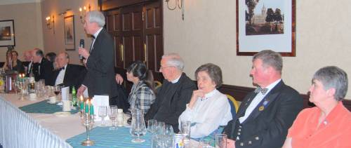 Such the pleasures we enjoyed—Vice President Dr John Davidson proposing the vote of thanks Such the pleasures we enjoyed—Vice President Dr John Davidson proposing the vote of thanks