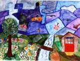 Geometrical Spring, Artwork by Maria Dumitru