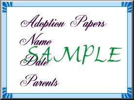 Adoption Papers