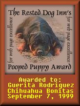 Pooped Puppy Award