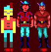 In-game character graphics