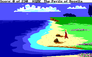King's Quest IV: The Perils of Rosella starting screen