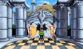 Alexander is not allowed to just stroll through here!