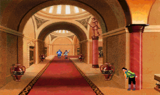 Sneaking around in the Castle of the Crown