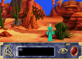 King's Quest VII: The Princeless Bride starting screen