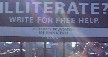 Illiterate Sign