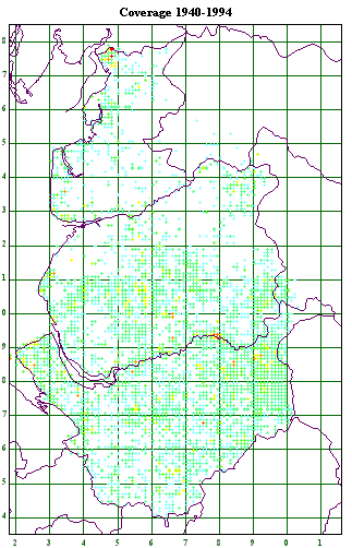Coverage 1940-1994
