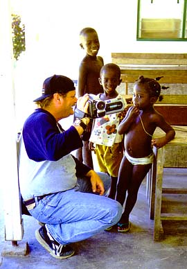 Bruce, kids, and a camcorder