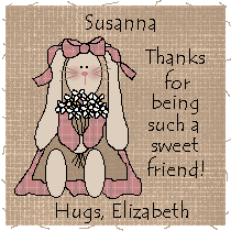 Visit my sweet Friend Elizabeth!