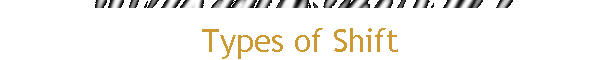 Types of Shift