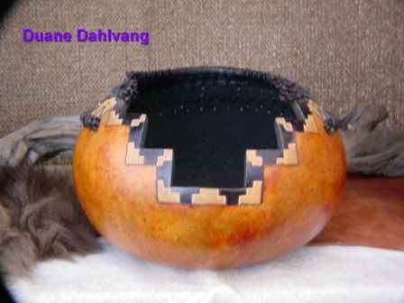 Duane Dahlvang, shown at LA Gourd Fair 2003