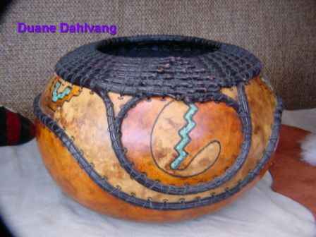 Duane Dahlvang, shown at LA Gourd Fair 2003