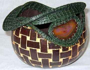 Dianne Masi, Basketweave Gourd
