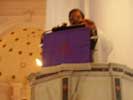 Rev. Vincent Raj Kumar giving a sermon