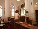 Bill and Jean standing for Communion