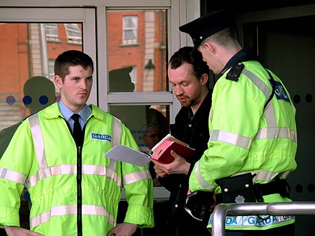 Reading Scripture to Police