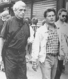 Martin Sheen with Father Berrigan