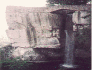 view of lover's leap on top of  Lookout Moutain