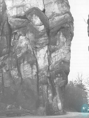 The Hanging God of the Externsteine