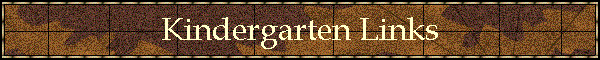 Kindergarten Links