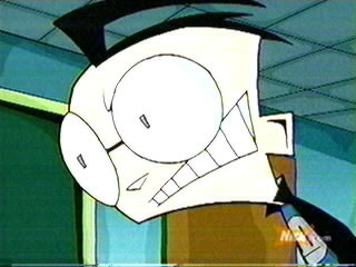 Dib's mad cuz someone wrote that, O.o