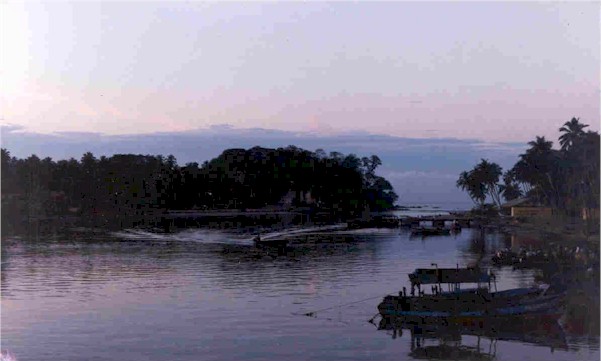 View from Mahe Bridge